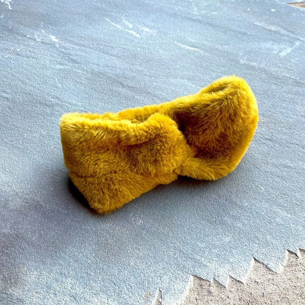 Faux Fur Twist Ear Warmers